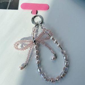Butterfly Bow Phone Charm 26cm Lanyard with Tether Tab – Style 2