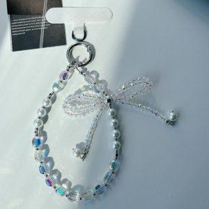 Butterfly Bow Phone Charm 26cm Lanyard with Tether Tab – Style 3