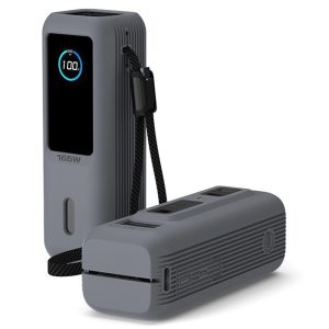 SIKAI Anker Zolo 165W Power Bank Silicone Shockproof Cover with Strap – Gray