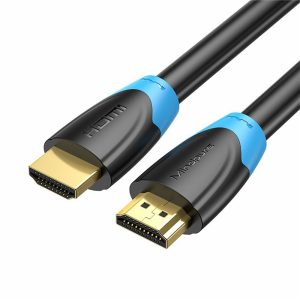MINDPURE HD001 10 Meter HDMI Male to Male 4K HD Gold Plated Cable – Black