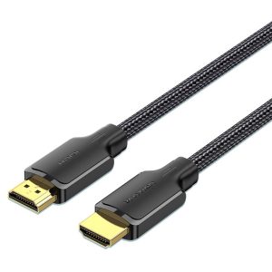 VENTION ALLBL 10 Meter HDMI-A Male to Male Braided 4K HDMI Cable – Black
