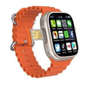 Modio ST10 4G Smart Watch Dual Camera with 3 Pairs Straps – Gold