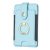 Self-adhesive Phone Back Card Holder with Finger Ring Holder – Blue BFK03