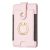 Self-adhesive Phone Back Card Holder with Finger Ring Holder – Pink BFK03