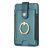 Self-adhesive Phone Back Card Holder with Finger Ring Holder – Green BFK03