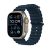 Apple Watch Ultra 2 49mm Titanium Case with Blue Ocean Band – MRF73