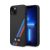 BMW M Collection iP 14 Pro Slanted Tricolor Stripes Cover – Black