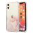 iPhone 11 Marble Pattern TPU + Acrylic Cover – Pink