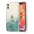 iPhone 11 Marble Pattern TPU + Acrylic Cover – Green