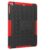 iPad 9.7(2018/2017) Tire Texture Kickstand PC+TPU Cover – Red