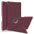 Origami Leather Auto Wake/Sleep Smart Cover For Galaxy Tab A8 -Wine Red