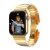 Green Acero Correa Link Bracelet for Apple Watch 42/44/45mm – Gold