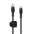 (CAA011BT1MBK)Belkin BOOST CHARGE™PRO Flex USB-C to Lightning Braided Silicone Cable 1M – Black