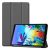 Tri-fold Stand Leather Cover for Lenovo Tab M7 – Gray