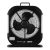 Geepas 12″ Rechargeable Fan with Remote Control – Black GF21190
