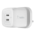 (WCH011MYWH) Belkin BOOST CHARGE PRO Dual USB-C GaN Wall Charger with PPS 45W – White