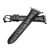 QIALINO Crocodile Pattern Genuine Leather Apple Watch Strap – Black