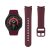 Silicone Samsung Watch 4/5 Strap With Buckle – Wine Red