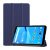 Tri-fold Stand Leather Cover for Lenovo Tab M7 – Blue
