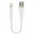 Budi USB to Lightning 20CM 2.4A Cable DC150L02W – White