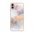 YB IMD Series Samsung Galaxy A04e Marble Pattern Kickstand Cover – Milk Way White