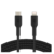 Belkin BoostCharge USB-C To Lightning Braided 2M Cable – Black