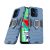 Ring Kickstand Rugged Protective Cover for Redmi 12C – Blue
