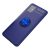 Ring Kickstand Hybrid PC TPU Cover for SAM A72 – Blue