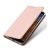 Twill Texture iP 11 Pro PU Leather Flip With Card Slot Cover – Rose Gold