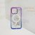 Mocome Magsafe iPhone 14 Pro Clear Cover – Purple Blue