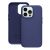 iPhone 15 Pro Magsafe Puloka Leather Texture Protective Cover – Blue