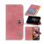 KHAZNEH Leather SAM A32 5G Cover with Wallet – Pink