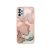 YB IMD Series-3 SAM A32 5G Marble Pattern Cover With Lanyard – Pink/White