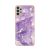 YB IMD Series-3 SAM A32 5G Marble Pattern Cover With Lanyard – Light Purple