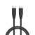 Powerology Braided USB-C to USB-C Cable 2M 100W- Black (PBCC2BK)
