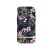 Qi Yang iPhone 13 Pro Marble Floral Pattern Cover – Purple