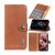 KHAZNEH Leather SAM A32 5G Cover with Wallet – Brown