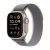 Apple Watch Ultra 2 49mm Titanium Case with Green/Grey Trail Loop – S/M MRFN3