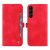 YIKATU Leather Flip Cover with Wallet SAM A34 – Red (YK-002)