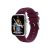 Green Elite Silicone with Style Strap for Apple Watch 45mm – Purple