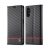 LC.IMEEKE Carbon Fiber PU Leather Samsung Galaxy A04s Flip Cover – Black