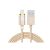 Hoco UPL23 Magnetic Metal Knitted USB to Lighting 1.2m Cable – Gold