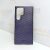 Samsung Galaxy S24 Ultra Cuboid Pattern Kajsa Genuine Leather – Purple
