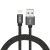 Budi USB to Lightning 2 Meter 2.4A Braided Cable – Black DC206L20B