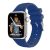 Green Elite Silicone with Style Strap for Apple Watch 45mm – Blue