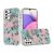 YB IMD-8 Series SAM A33 5G Floral Pattern Cover – Blue/Pink