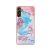 YB IMD Series Samsung Galaxy A04s Marble Pattern Cover – Milky Way Blue