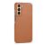 High Copy 1:1 Scale Leather Cover Logo SAM S22+ – Brown