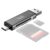 KAWAU C256Q Type-C+USB for SD TF Memory Card Reader Aluminum Alloy OTG