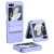 Samsung Galaxy Z Flip6 5G Hard PC Retractable Strap Hinge Protection Cover – Purple